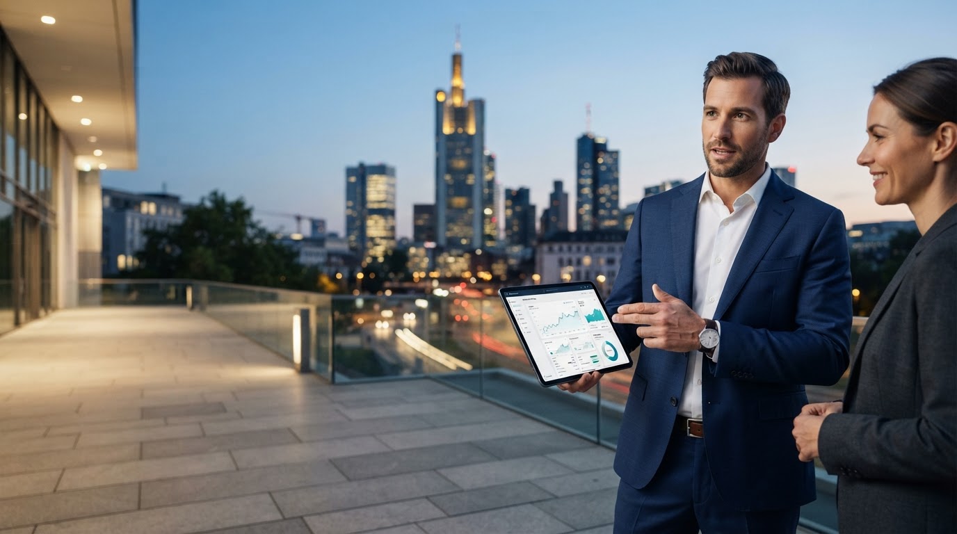 Rezerva Invest App platform interface showing real-time portfolio risk analysis